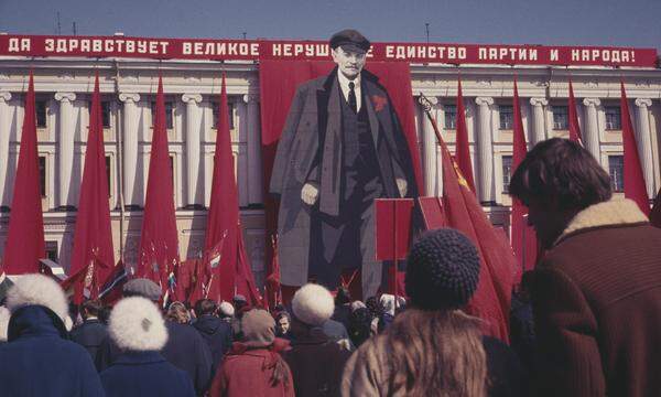Lenin stößt heute beim russischen Volk auf mehr Sympathien als an der Staatsspitze (Foto 1991).