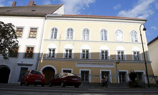 Hitlers Geburtshaus in Braunau.