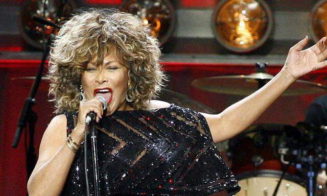 Tina Turner im Jahr 2009 während ihrer Abschiedstournee in Wien.