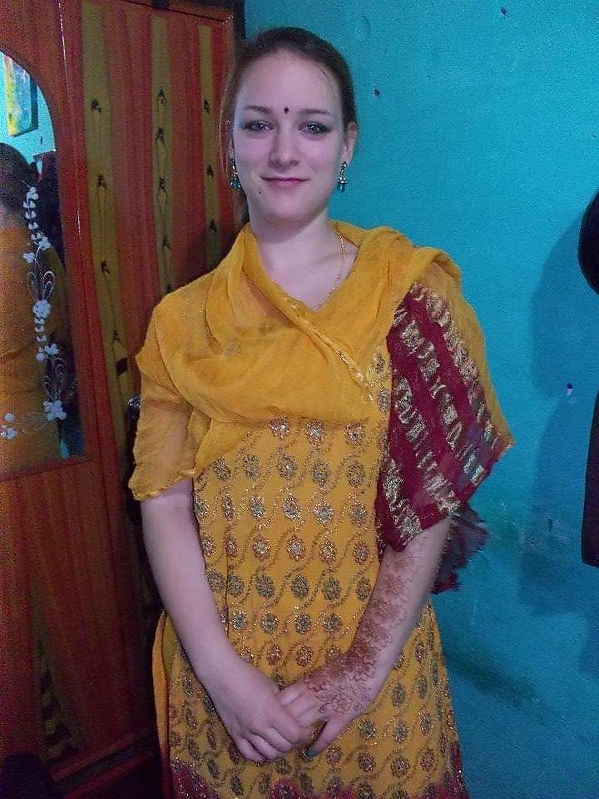 Cornelia Groiss in Indien