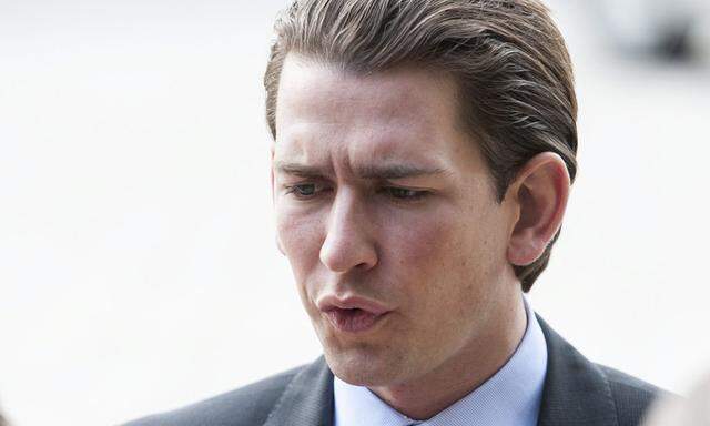 Außenminister Sebastian Kurz 