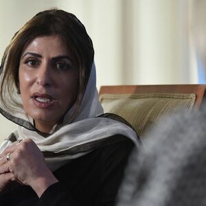 Prinzessin Basmah während einer Diskussion über Frauenrechte im Jahr 2017.