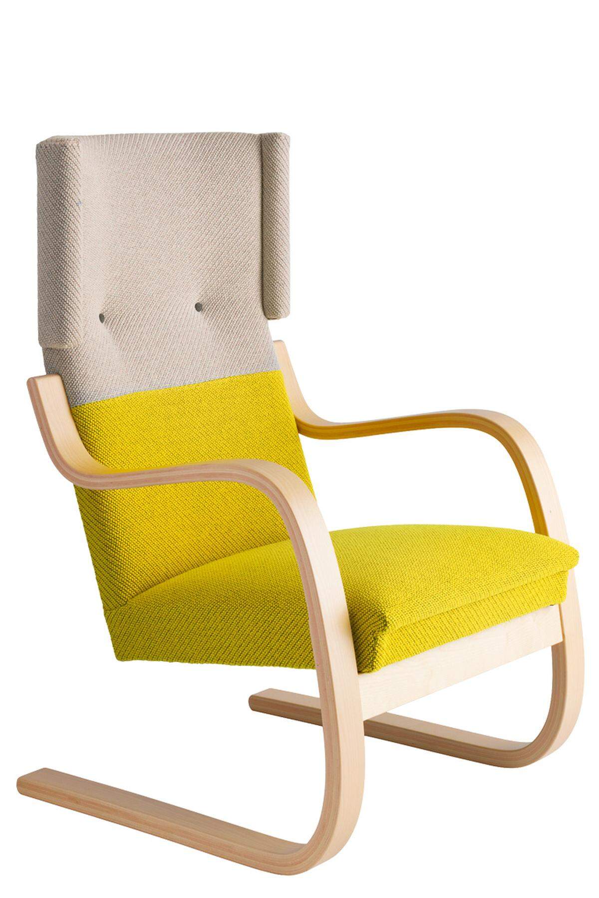 Die Nummer „401“ von Artek, von Alvar Aalto, wurde ebenso einer Reinterpretation unterzogen.