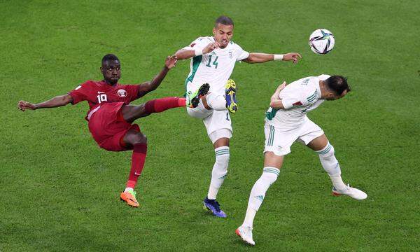 FILE PHOTO: Arab Cup - Semi Final - Qatar v Algeria