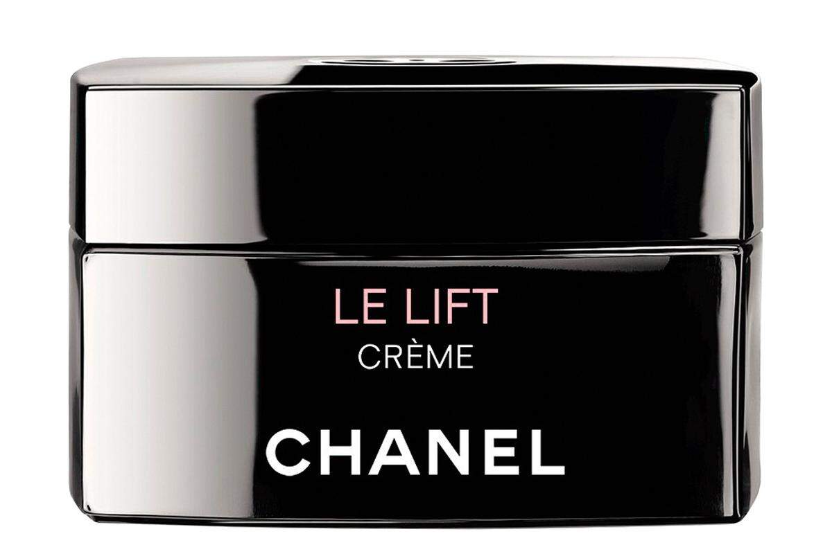 Für alle Texturenbedürfnisse gibt es die neue Anti-Aging-Pflege von Chanel, „Le Lift“, als „Crème“, „Crème fine“ und „Crème riche“ (111 Euro).