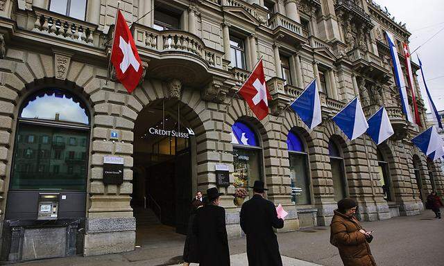 Schweizer Banker fuerchten sich