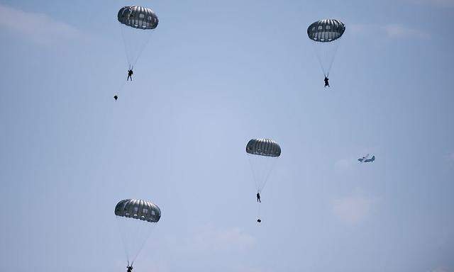 Nato-Truppenübung in Bulgarien.