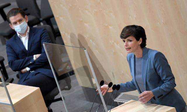 Bundeskanzler Sebastian Kurz (ÖVP) und SPÖ-Chefin Pamela Rendi-Wagner 