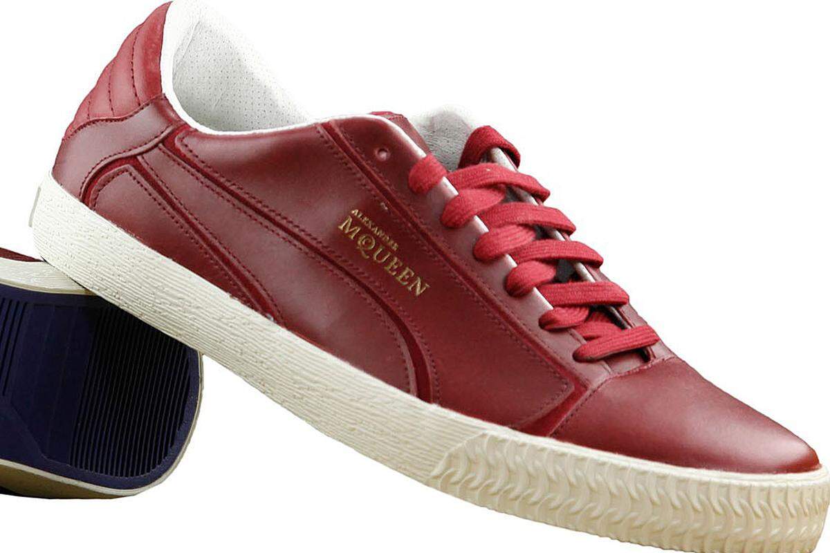 Lederturnschuhe von Alexander McQueen for Puma. Erhältlich bei Asos.de, Preis 208,35 Euro.