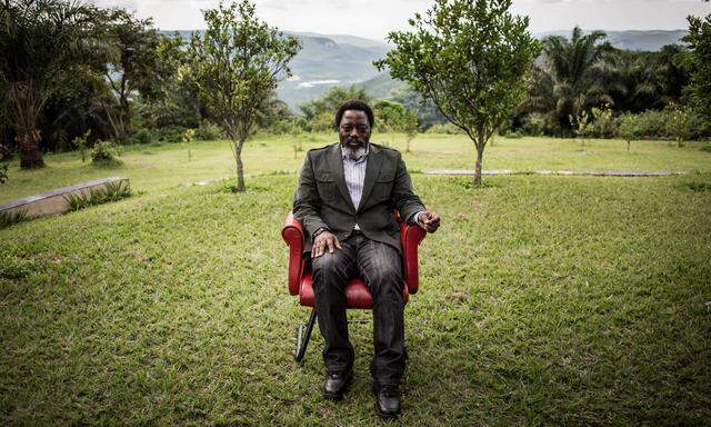 Der kongolesische Präsident Joseph Kabila im Garten seines Privatpalastes in Kinshasa. Der 47-Jährige, der das Land seit 2001 regiert, hatte die Wahlen zwei Jahre lang verzögert.