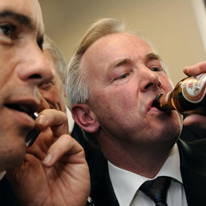 Uwe Scheuch (l.) und Gerhard Dörfler.