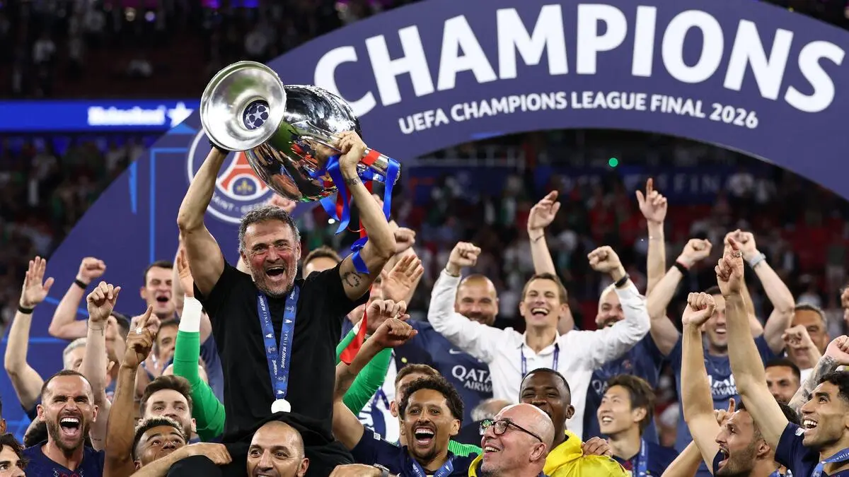 Champions League winner: Paris celebrates 