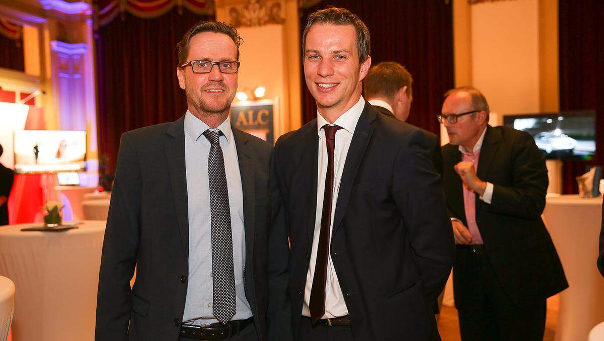 PwC Partner Peter Draxler (li.) mit Josko-Finanzchef Thomas Litzlbauer.