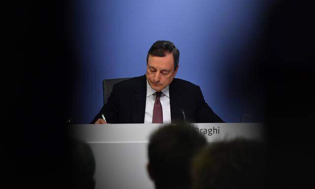 190307 FRANKFURT March 7 2019 Xinhua European Central Bank ECB President Mario Draghi