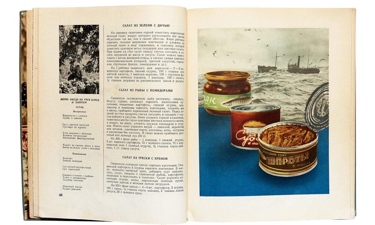 Dieses bedeutendste Kochbuch der UdSSR wurde von einem Kollektiv von Ernährungswissenschaftlern verfasst. ­Herausgeber: das Volkskommissariat für Nahrungsmittelindustrie der UdSSR. Die erste Ausgabe erschien 1939, seit 2012 gibt es eine englische Übersetzung.