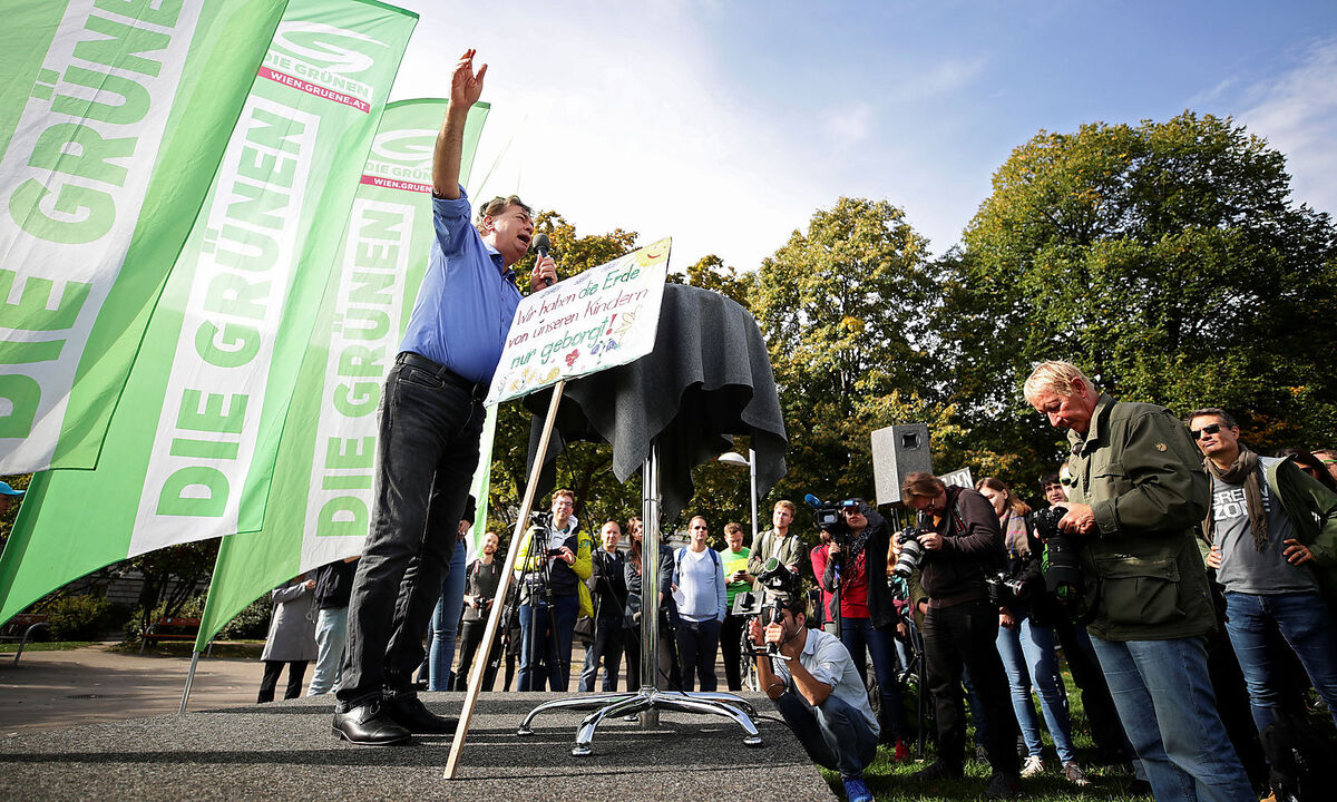  Werner Kogler im Sigmund-Freud-Park