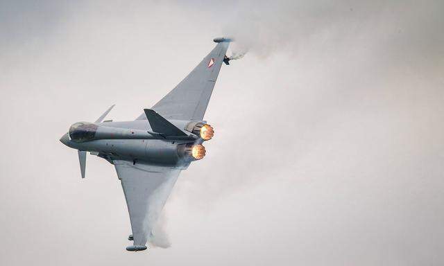 Archivbild: Ein Eurofighter des österreichischen Bundesheeres