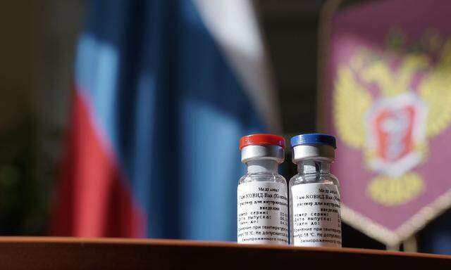 Ein vom russischen Gesundheitsministerium veröffentlichtes Bild zeigt den Impfstoff.