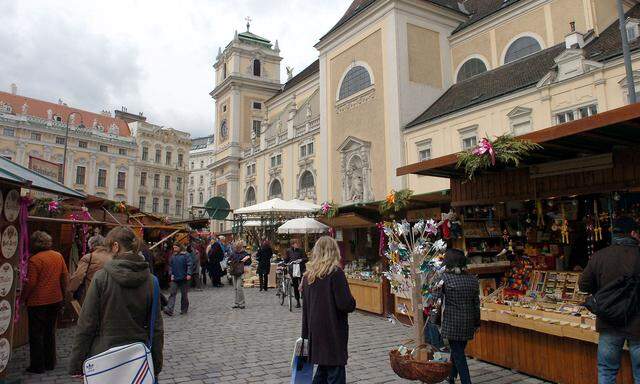 Wien überwacht verstärkt Ostermärkte wie etwa jenen auf der Freyung.