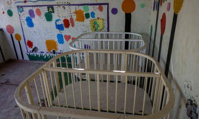 Ein Kinderheim in Cherson: Russische Behörden verschleppten Kinder aus der ostukrainischen Stadt und brachten sie auf die Krim.