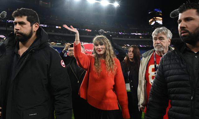 Football-Superfan Taylor Swift. 