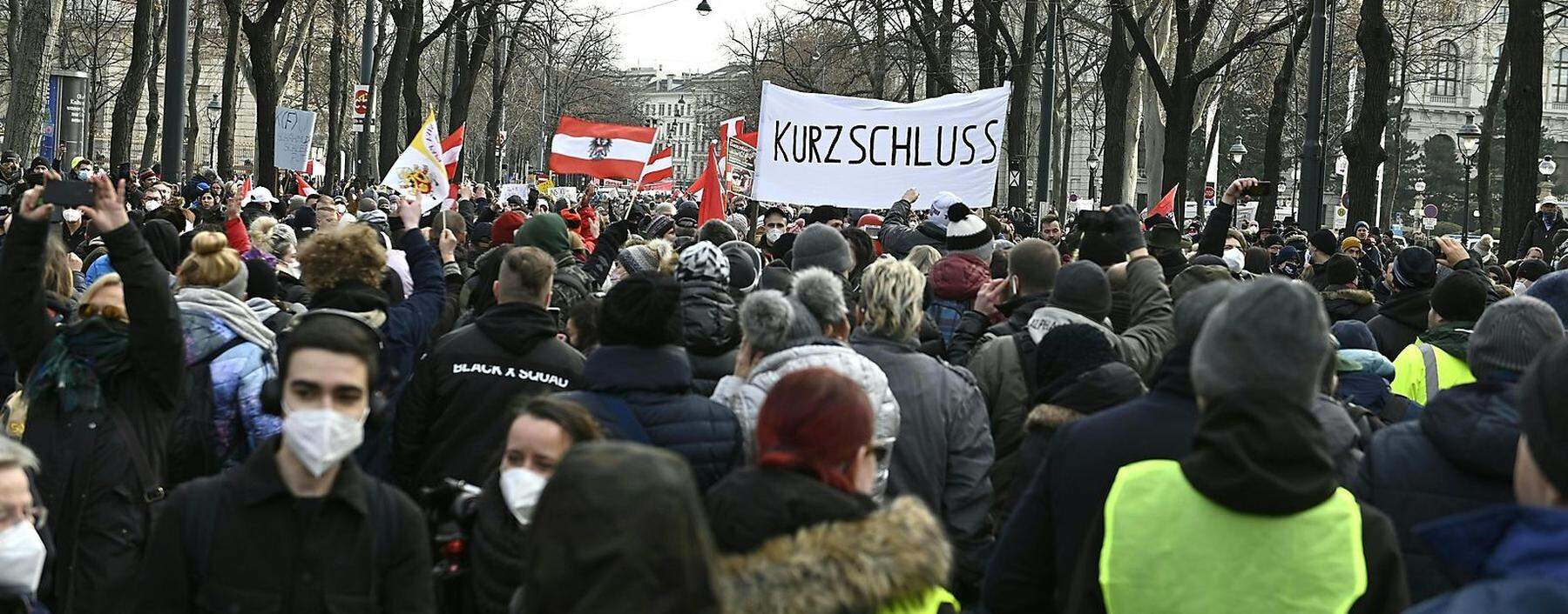 WIEN: GEPLANTE CORONA DEMONSTRATIONEN