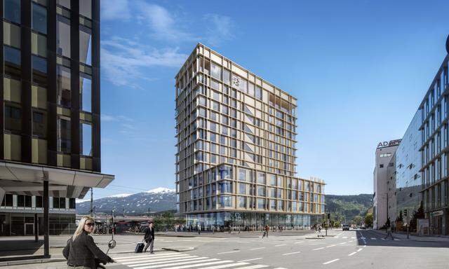 Rund um den Innsbrucker Hauptbahnhof entsteht derzeit das neueste Projekt der PEMA Holding. Die Fertigstellung des 48 Meter hohen Komplexes ist für Sommer 2022 geplant.