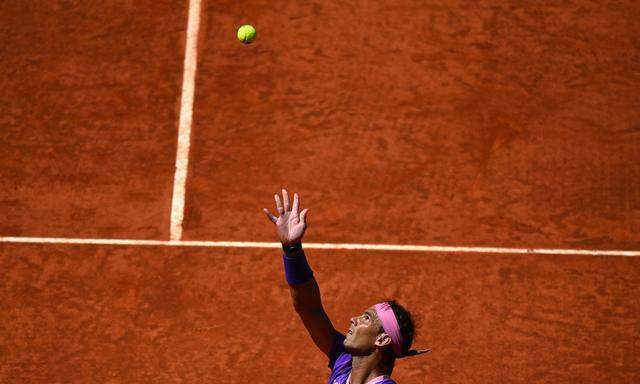 Wieder zurück auf den Plätzen von Madrid: Hausherr Rafael Nadal.  
