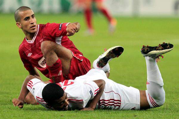 Auch 2010/2011 biss man sich gegen eine israelische Mannschaft die Zähne aus. Hapoel Tel Aviv verließ Salzburg als 3:2-Sieger.