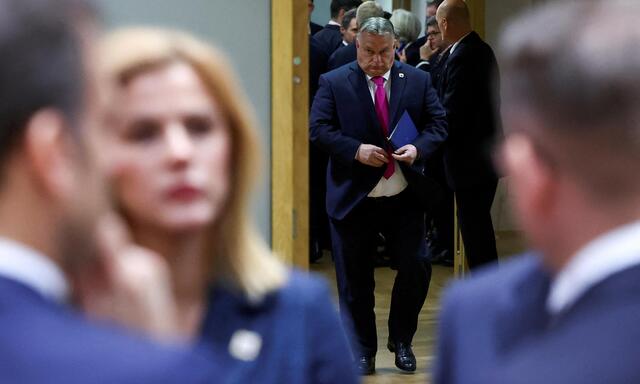 Die EU-Kommission will an einer Lösung arbeiten, bei der 26 EU-Staaten ohne Ungarn Hilfen für die Ukraine beschließen. Im Bild der ungarische Premier Viktor Orbán.