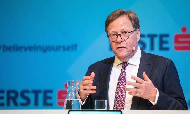 CEO der Erste Group Willibald Cernko.