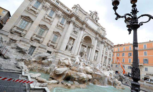 Der Trevi-Brunnen in Rom muss saniert werden.