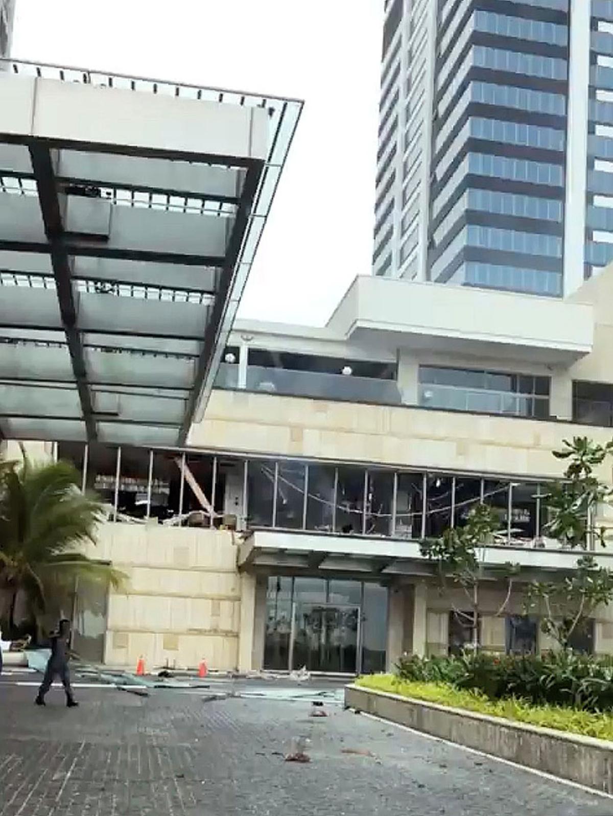 Nach der Explosion im Shangri-La-Hotel in Colombo