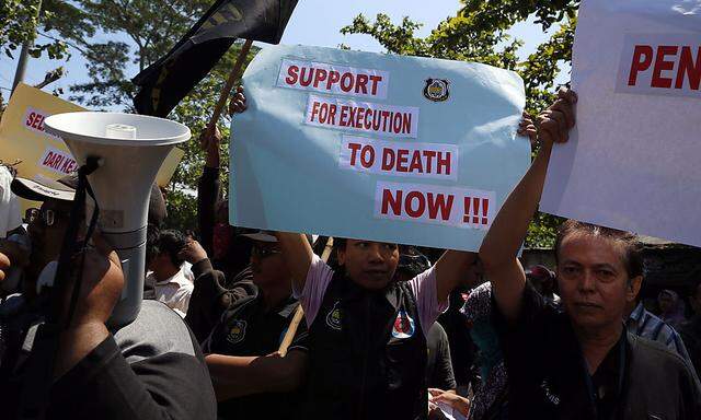 Die Todesstrafe ist in Indonesien eher unumstritten. Doch wenn es eigene Bürger im Ausland betrifft, wird Indonesien aktiv.