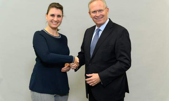 Hietzings ÖVP-Chefin Johanna Sperker und Stadtparteiobmann Karl Mahrer. 