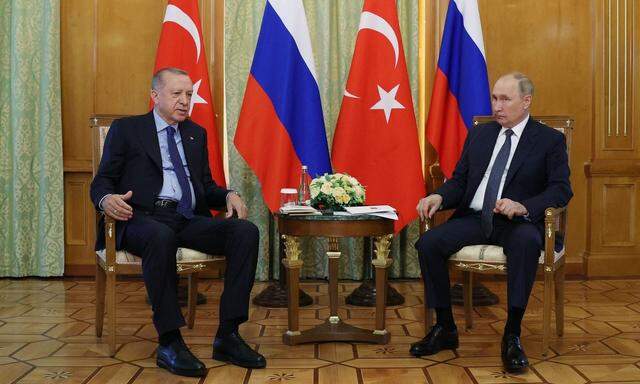 Treffen der mächtigen Staatschefs. Recep Tayyip Erdoğan besuchte Wladimir Putin in Sotschi.