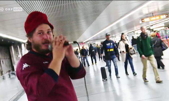 "Dave" probierte sich als "U-Bahn-Star"