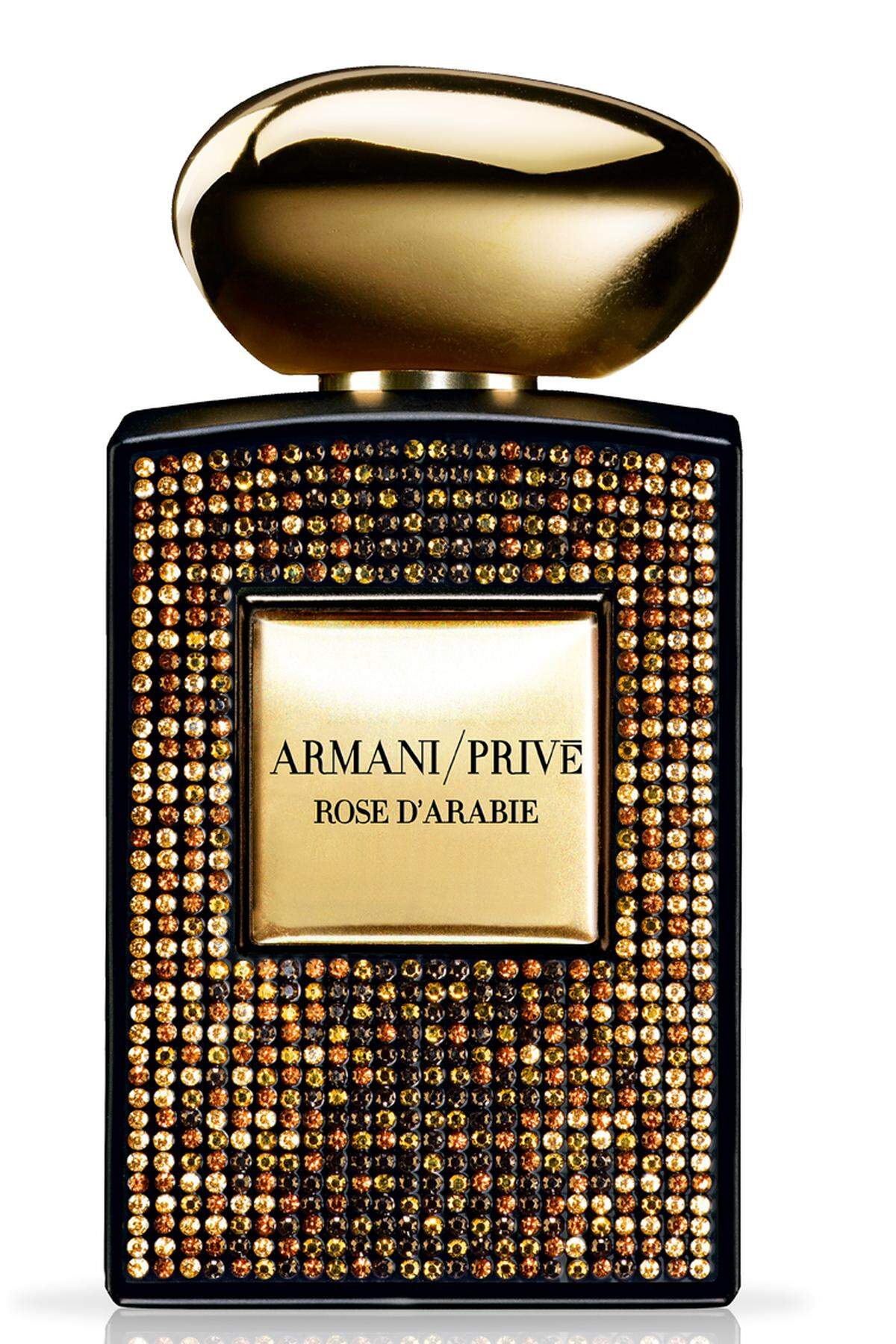 Limitierte Edition „Rose d’Arabie Eclatde Pierres“ von Armani Privé um 350 Euro – nur imDouglas House of Beauty und in der Giorgio-Armani-Boutique in Wien erhältlich.