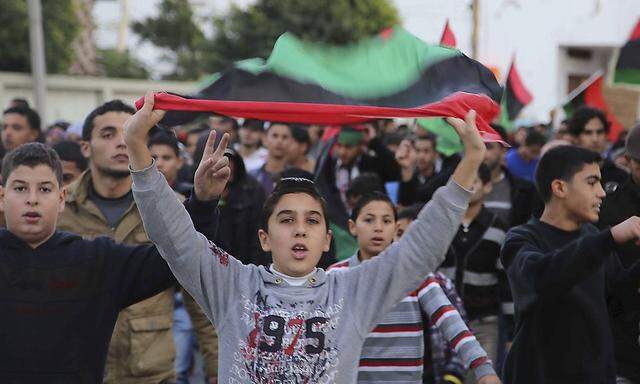 Nicht alle Libyer wollen nach der Scharia leben: Demonstration gegen Islamisten