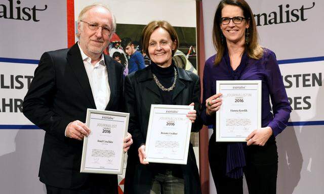 Josef Urschitz (links) und Hanna Kordik (rechts) räumten Bronze und Silber in der Wirtschaft ab. 