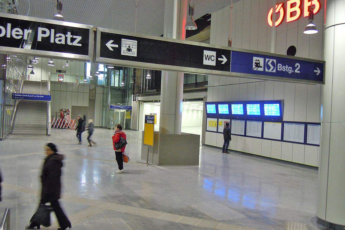 Vor wenigen Wochen wurde bereits die Passage zwischen U1 und dem künftigen Hauptbahnhof am Südtiroler Platz eröffnet.