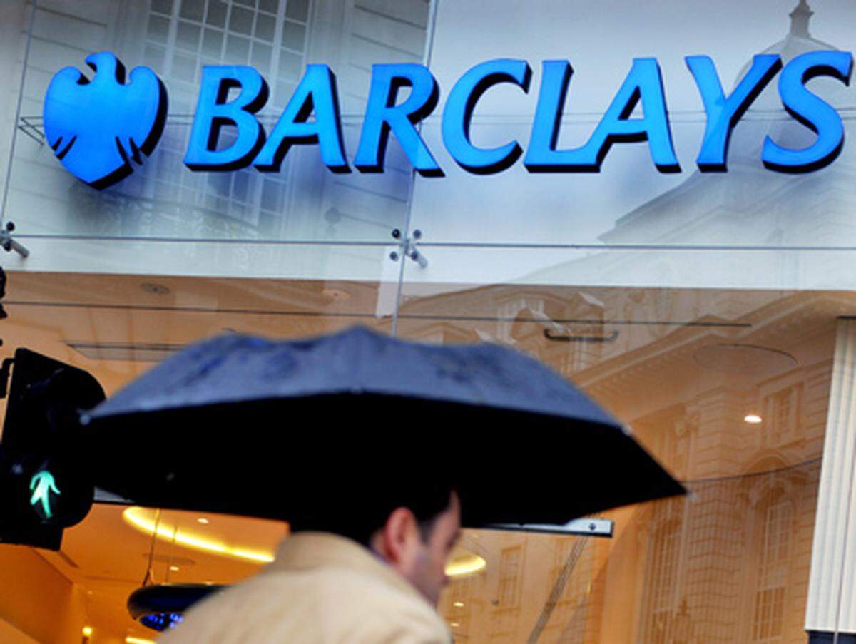 Mit 50,9 Milliarden Dollar belegt die britische Barclays Platz 11.