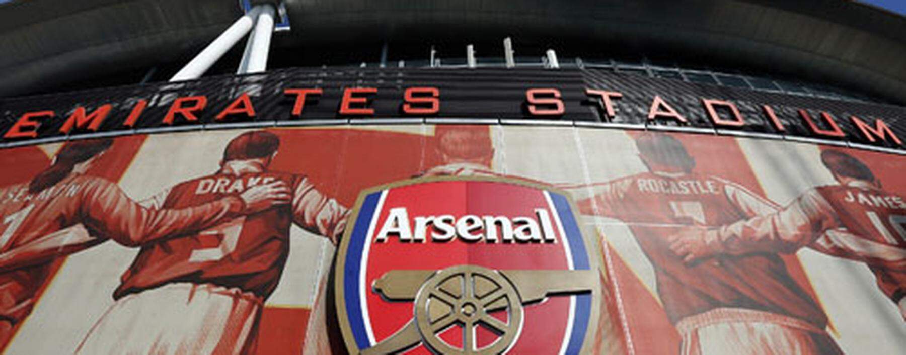 A general view shows the Emirates Stadium of soccer club Arsenal in London