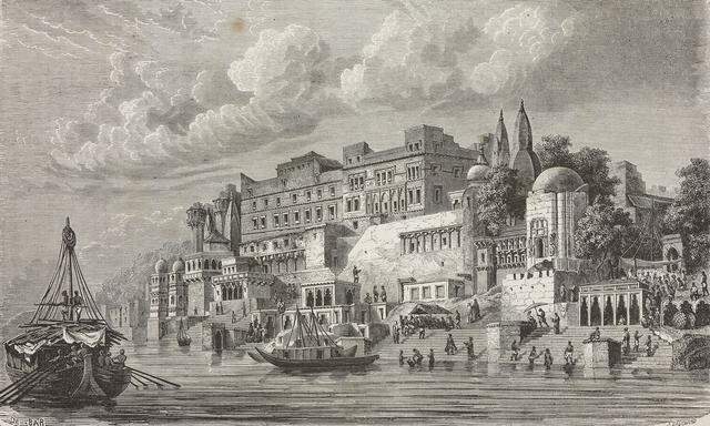 1847 reiste Ida Pfeiffer auf dem Ganges durch Indien. 