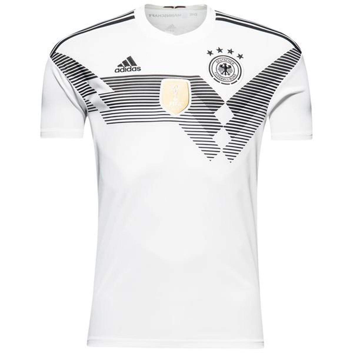 Klassisch und elegant: Das deutsche Heimtrikot kann sich sehen lassen.