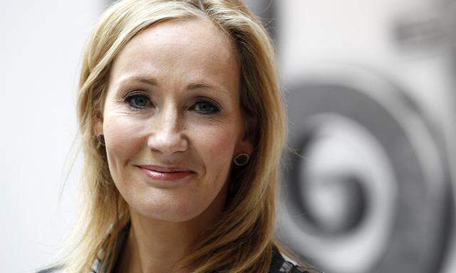 British writer JK Rowling, author of the Harry Potter series of books, poses during the launch of new online website Pottermore in Londo