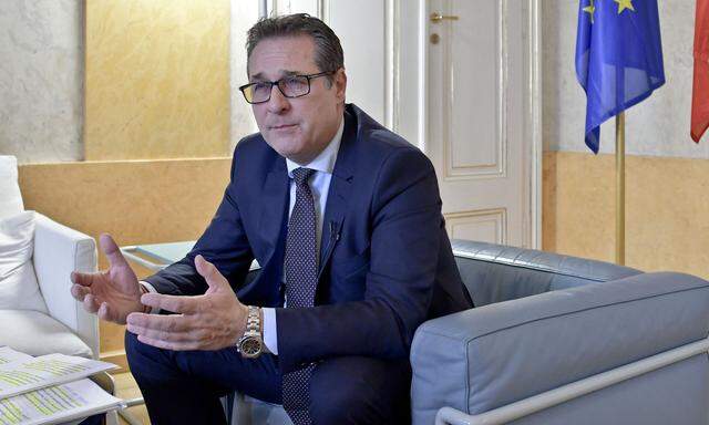 Vizekanzler und FPÖ-Chef Heinz-Christian Strache