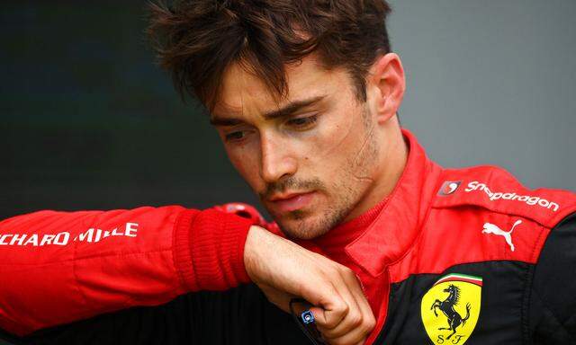 Zu viel Risiko: Geschlagener Ferrari-Star Charles Leclerc.
