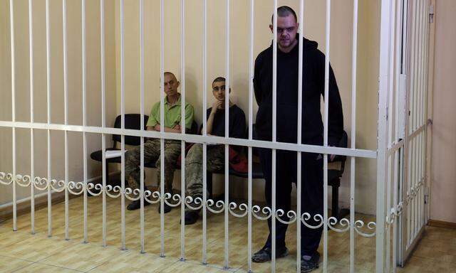 Die drei Häftlinge im Donbass