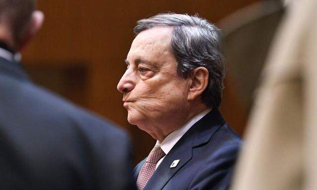 Premier Mario Draghi muss sich einer Vertrauensabstimmung stellen